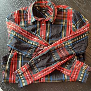 J.Crew Slim fit women’s plaid shirt